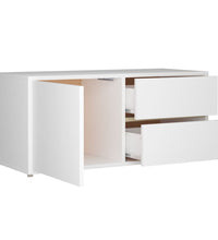 TV-Schrank Weiß 80x34x36 cm Holzwerkstoff