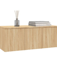 TV-Schrank Sonoma-Eiche 80x34x30 cm Holzwerkstoff