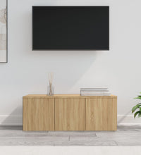 TV-Schrank Sonoma-Eiche 80x34x30 cm Holzwerkstoff