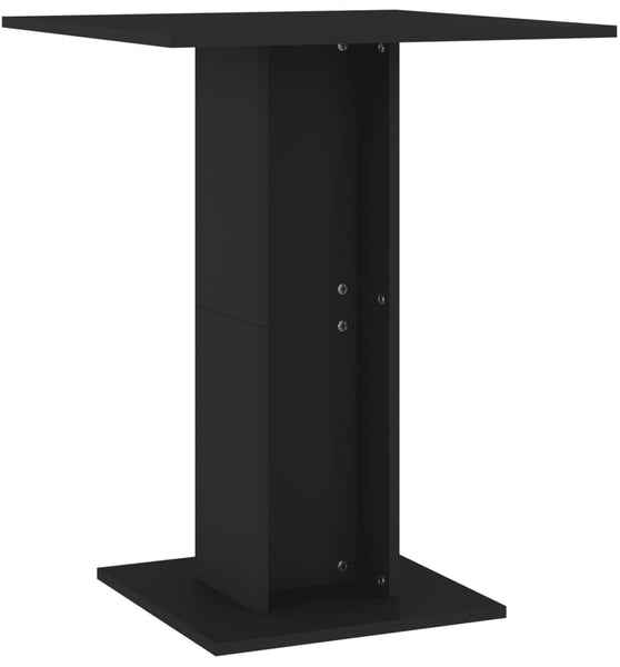 Bistrotisch Schwarz 60x60x75 cm Holzwerkstoff