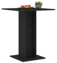 Bistrotisch Schwarz 60x60x75 cm Holzwerkstoff