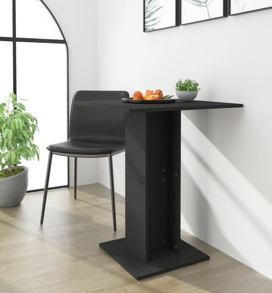 Bistrotisch Schwarz 60x60x75 cm Holzwerkstoff