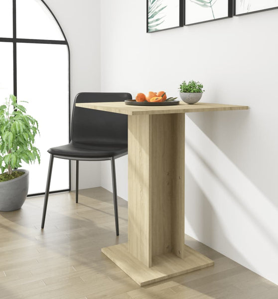 Bistrotisch Sonoma-Eiche 60x60x75 cm Holzwerkstoff