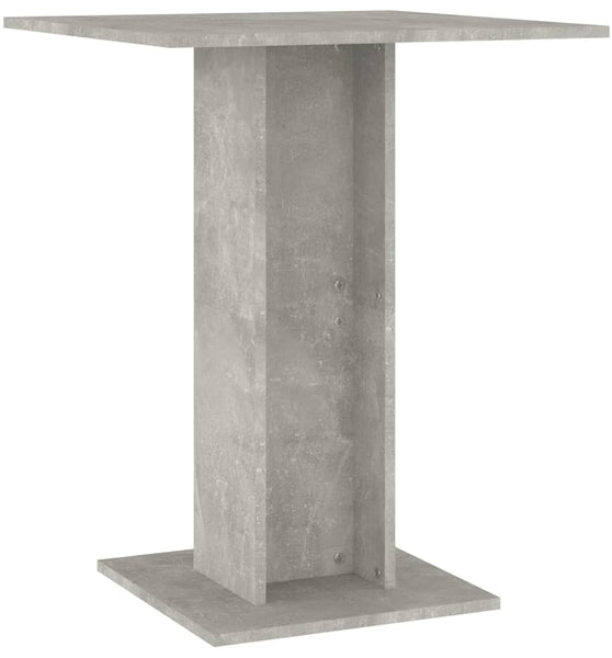 Bistrotisch Betongrau 60x60x75 cm Holzwerkstoff