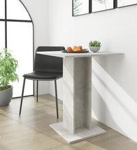 Bistrotisch Betongrau 60x60x75 cm Holzwerkstoff
