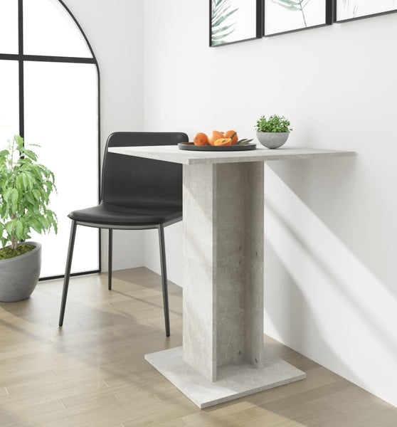 Bistrotisch Betongrau 60x60x75 cm Holzwerkstoff