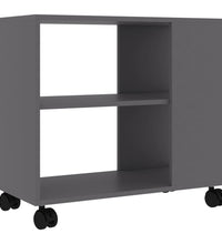 Beistelltisch Grau 70x35x55 cm Holzwerkstoff