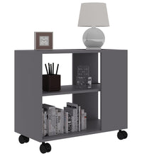 Beistelltisch Grau 70x35x55 cm Holzwerkstoff