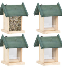 Vogelfutterhäuser 4 Stk. Tannenholz