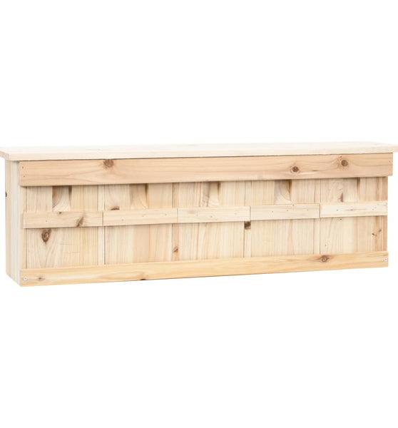 Spatzenhaus 5-fach 68x15x21 cm Tannenholz