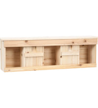 Spatzenhaus 5-fach 68x15x21 cm Tannenholz