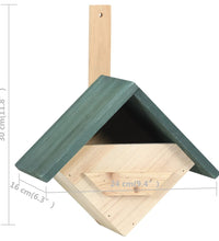 Vogelhäuser 4 Stk. 24x16x30 cm Tannenholz