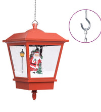 Weihnachts-Hängelampe LED-Licht und Weihnachtsmann Rot 27×27×45