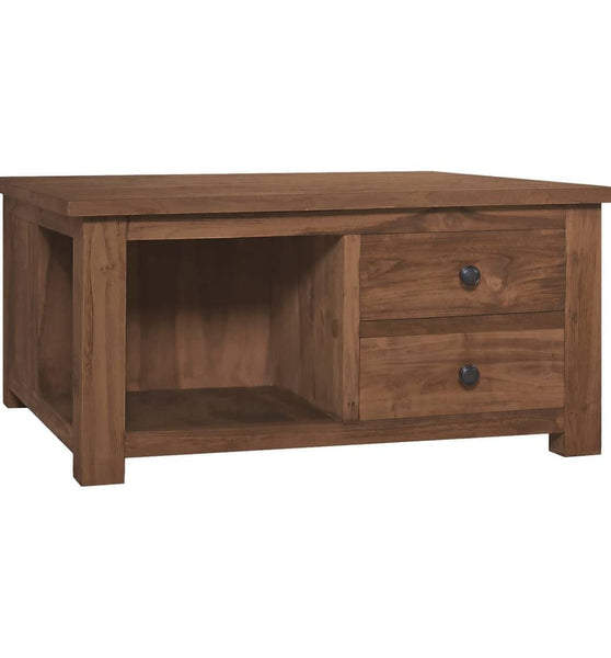 Couchtisch 68x68x33 cm Teak Massivholz