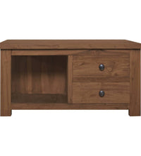 Couchtisch 68x68x33 cm Teak Massivholz
