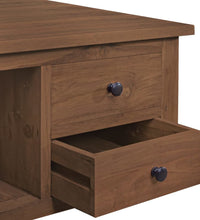 Couchtisch 68x68x33 cm Teak Massivholz