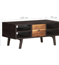 Couchtisch 100x50x45 cm Altholz Massiv