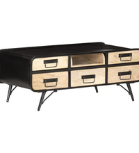 Couchtisch 100×50×40 cm Mango Massivholz
