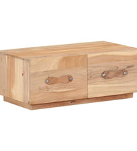 Couchtisch 90 x 50 x 35 cm Recyceltes Massivholz