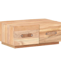 Couchtisch 90 x 50 x 35 cm Recyceltes Massivholz