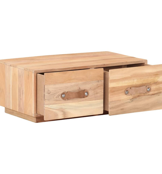 Couchtisch 90 x 50 x 35 cm Recyceltes Massivholz