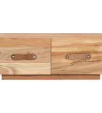 Couchtisch 90 x 50 x 35 cm Recyceltes Massivholz
