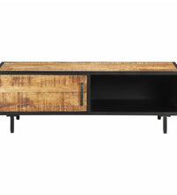 Couchtisch 105x50x35 cm Raues Mangoholz