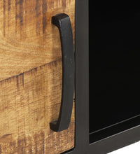 Couchtisch 105x50x35 cm Raues Mangoholz