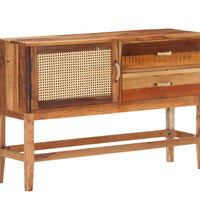 Sideboard 118x30x76 cm Altholz Massiv