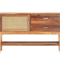 Sideboard 118x30x76 cm Altholz Massiv