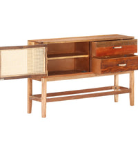 Sideboard 118x30x76 cm Altholz Massiv