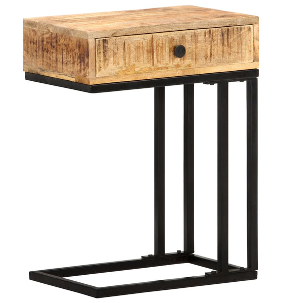 Beistelltisch U-Form 45x30x61 cm Mango Massivholz