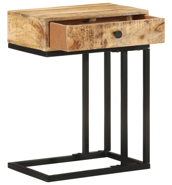 Beistelltisch U-Form 45x30x61 cm Mango Massivholz