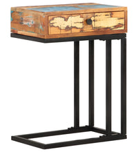 Beistelltisch U-Form 45x30x61 cm Recyceltes Massivholz