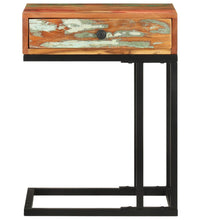 Beistelltisch U-Form 45x30x61 cm Recyceltes Massivholz