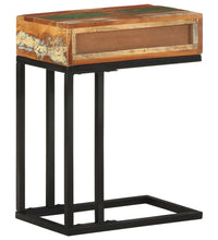 Beistelltisch U-Form 45x30x61 cm Recyceltes Massivholz