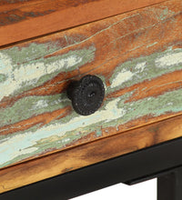 Beistelltisch U-Form 45x30x61 cm Recyceltes Massivholz