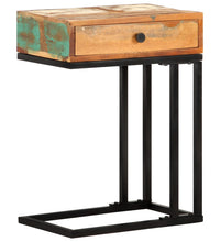 Beistelltisch U-Form 45x30x61 cm Recyceltes Massivholz