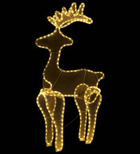 Rentier Weihnachtsdekoration mit Mesh 306 LEDs 60x24x89 cm