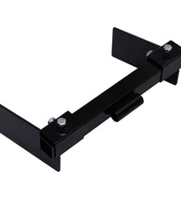 Schneepflugadapter für Rasentraktor Schwarz