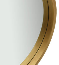 Wandspiegel mit Gürtel 50 cm Golden