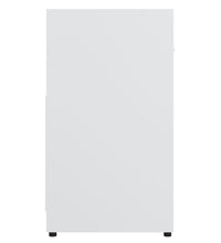 Badezimmerschrank Weiß 60x33x61 cm Holzwerkstoff