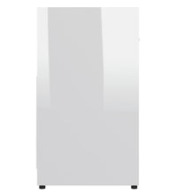 Badezimmerschrank Hochglanz-Weiß 60x33x61 cm Holzwerkstoff