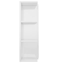 Bad-Spiegelschrank Hochglanz-Weiß 80x20,5x64 cm Holzwerkstoff