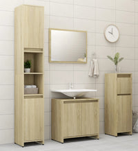 Badezimmerschrank Sonoma-Eiche 60x33x61 cm Holzwerkstoff