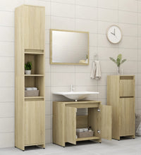 Badezimmerschrank Sonoma-Eiche 60x33x61 cm Holzwerkstoff