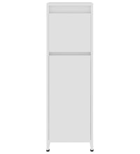 Badezimmerschrank Weiß 30x30x95 cm Holzwerkstoff