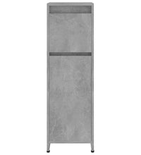 Badezimmerschrank Betongrau 30x30x95 cm Holzwerkstoff