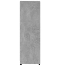 Badezimmerschrank Betongrau 30x30x95 cm Holzwerkstoff