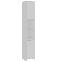 Badezimmerschrank Weiß 30x30x183,5 cm Holzwerkstoff